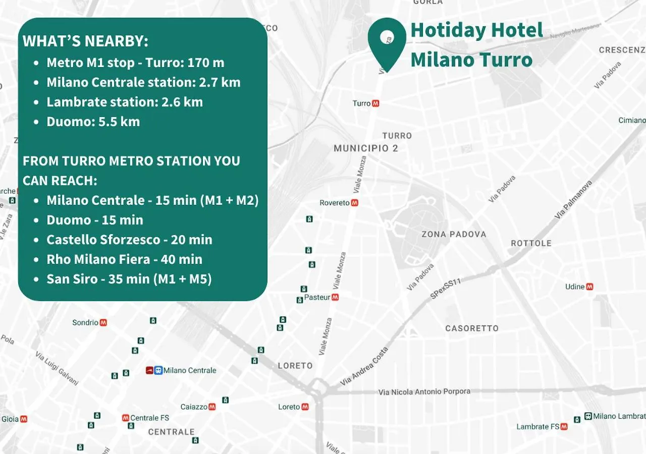Hotiday Hotel Milano Turro 4*, Milan